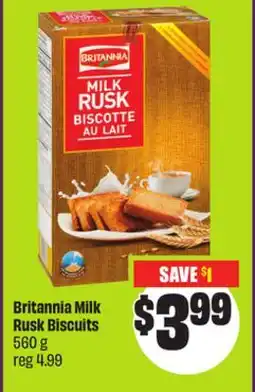 Chalo FreshCo Britannia Milk Rusk Biscuits 560 g offer