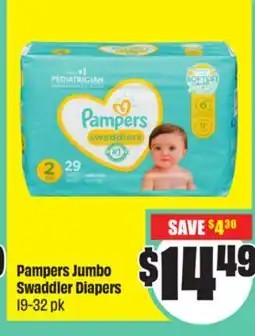 Chalo FreshCo Pampers Jumbo Swaddler Diapers offer
