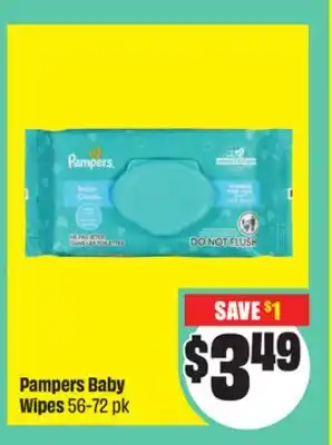 Chalo FreshCo Pampers Baby Wipes 56-72 pk offer