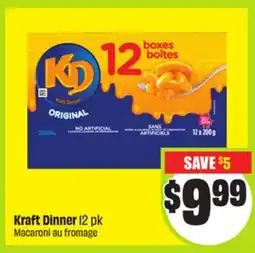 FreshCo Kraft Dinner 12 pk offer