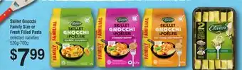 FreshCo Olivieri Skillet Gnocchi Family Size or Fresh Filled Pasta selected varieties 520g-700g offer