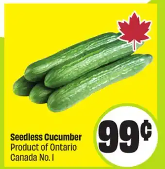 FreshCo Seedless Cucumber Product of Ontario Canada No. 1 offer