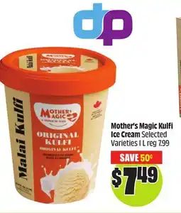 FreshCo Mother's Magic Kulfi Ice Cream Select Varieties 1L offer