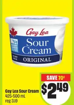 FreshCo Gay Lea Sour Cream 425-500 mL offer