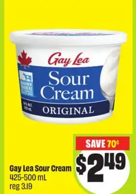 FreshCo Gay Lea Sour Cream 425-500 mL offer