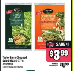 FreshCo Taylor Farm Chopped Salad Kit 316-377 g Assorted offer