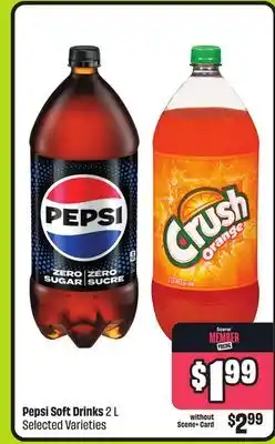FreshCo Pepsi Soft Drinks 2 L Selected Varieties offer