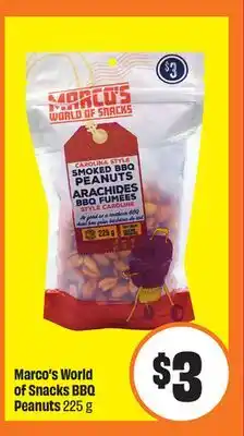 FreshCo Marco's World of Snacks BBQ Peanuts 225 g offer