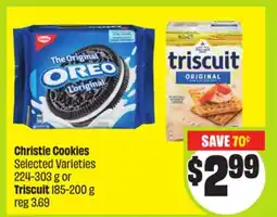 FreshCo Christie Cookies Selected Varieties 224-303 g or Triscuit 185-200 g offer
