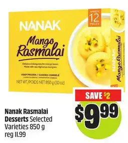 FreshCo Nanak Rasmalai Desserts Selected Varieties 850 g offer