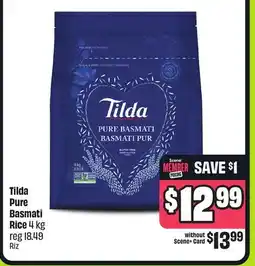 FreshCo Tilda Pure Basmati Rice 4 kg offer