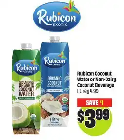 FreshCo Rubicon Coconut Water or Non-Dairy Coconut Beverage 1 L offer