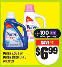 FreshCo Purex 2.03 L or Purex Baby 1.47 L offer