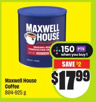 FreshCo Maxwell House Coffee 864-925 g offer