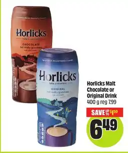FreshCo Horlicks Malt Chocolate or Original Drink 400 g offer