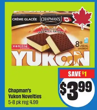 FreshCo Chapman's Yukon Novelties 5-8 pk offer