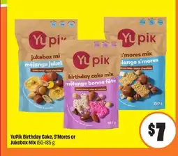 FreshCo YuPik Birthday Cake, S'Mores or Jukebox Mix 150-185 g offer
