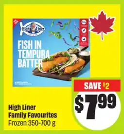 FreshCo High Liner Family Favourites Frozen 350-700 g offer