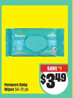 FreshCo Pampers Baby Wipes 56-72 pk offer