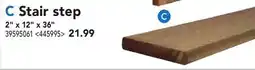 RONA Stair step 2 x 12 x 36 offer