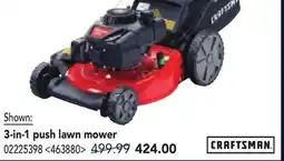 RONA 3-in-1 push lawn mower offer