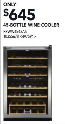 RONA Frigidaire 45-BOTTLE WINE COOLER offer