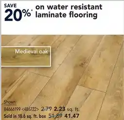 RONA Water resistant laminate flooring offer