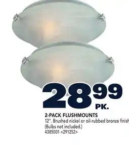 RONA VALU+ 2-PACK FLUSHMOUNTS offer