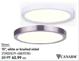 RONA CANARM flushmounts offer