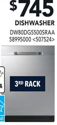 RONA Samsung DISHWASHER offer