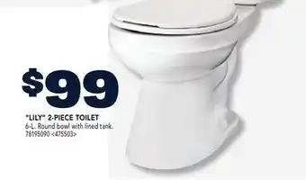 RONA LILY 2-PIECE TOILET offer