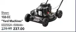 RONA 132-CC Yard Machines offer