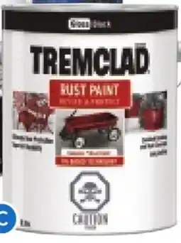 RONA TREMCLAD rust paint offer