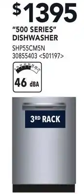 RONA BOSCH 500 SERIES DISHWASHER offer