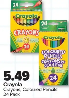 PharmaChoice Crayola Crayons, Coloured Pencils offer