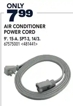 RONA AIR CONDITIONER POWER CORD offer