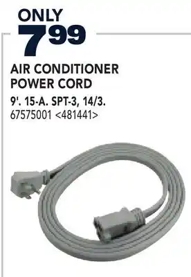 RONA AIR CONDITIONER POWER CORD offer