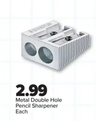 PharmaChoice Metal Double Hole Pencil Sharpener offer
