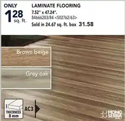 RONA LAMINATE FLOORING 7.52 X 47.24 offer