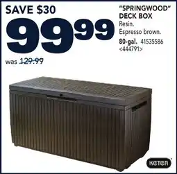 RONA SPRINGWOOD DECK BOX offer