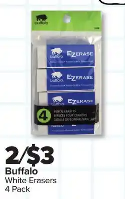 PharmaChoice Buffalo White Erasers offer