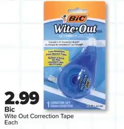 PharmaChoice Bic Wite Out Correction Tape offer