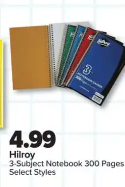 PharmaChoice Hilroy 3-Subject Notebook offer