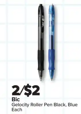 PharmaChoice Bic Gelocity Roller Pen Black, Blue offer
