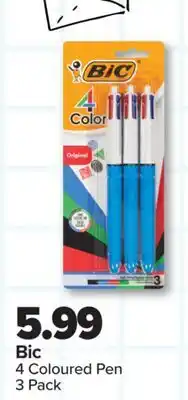 PharmaChoice Bic 4 Coloured Pen offer