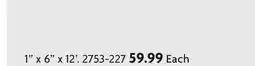 Home Hardware 1 X 8 X 12'. Double Sided Pvc Trim Board offer