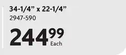 Home Hardware Vinyl Slider Window 34-1/4 x 22-1/4 offer