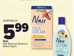 PharmaChoice Nair Hair Removal Solutions offer