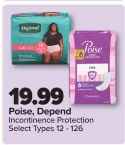 PharmaChoice Poise, Depend Incontinence Protection offer