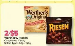 PharmaChoice Werther's, Riesen Chocolates, Candy offer